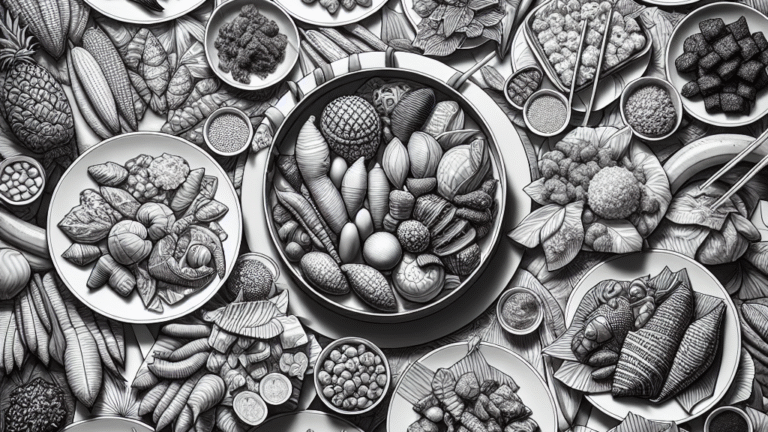 Menggali Kreativitas: Mewarnai Gambar Makanan Tradisional Indonesia yang