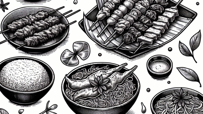 Menggali Keunikan Sketsa Makanan Tradisional Indonesia dalam Seni